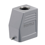 Hood HDC 16D TOLU 1M25G, size 3, cable entry from top, end-locking clamp, lower side, -40..125°C, diecast alumiinium, M25, IP65