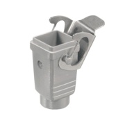 Coupling hood HDC 04A KOLU 1M20G, size 1, side-locking clamp on lower side, diecast alumiinium, -40..125°C, M20, IP65, Weidmüller