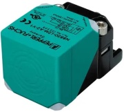 Inductive Sensor NBB20-L2M-E2-V1, bidirectional/rotatable head, 40x40 flush, Sn 20mm, PNP NO, Sf440Hz, 4-way LED, -25..85°C, M12 4pin, PA-GF35 Xylan coated metal base, 10..30VDC, IP69K