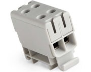 Hargnemisklemm Al/Cu UK16/2A, 1P (4holes) 1.5-16mm² 150/164A 1000VAC/ 1500VDC, Hex4 1.5Nm 1.5mm²/ 3.5Nm 2.5..6mm²/ 7Nm 10..16mm², TS35, hall