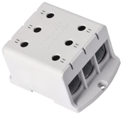 Hargnemisklemm Al/Cu UK50/3A, 1P (6holes) 2.5-50mm² 290/320A 1000VAC/ 1500VDC, Hex5 4Nm 2.5..4mm²/ 12Nm 6..50mm², TS35, MaxPro, hall