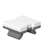 Lint-marker DEK 5/5 MM WS, PC-ABS + TPU, –40..90°C, V2, HF, valge