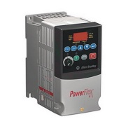 Sagedusmuundur PowerFlex4, 0.37kW 2.3A 1x240VAC, LED display, fixed digital keypad, EMC, RS485, frame A, Allen-Bradley