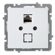 Andmesidepesa Touran, RJ45 cat.5e, süvis, valge