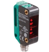 Retroreflective Sensor OBR7500-R100-2EP1-IO-V31, 11x21.5x44.5mm, Sn 0..7.5m, V-Red LED light| 640nm, 2CO PNP/NPN progr., L/D-on, IO-Link, Sf 1000Hz, LED, -40..60°C, PC, PMMA, M8 4pin, sv 10..30VDC, IP69K