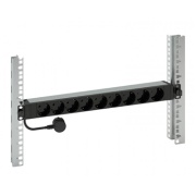 Toitepaneel 19in, 1U 9x2P+E 3G1.5 2.5m, must