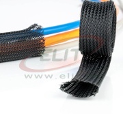 Köidissukk PG40, ø40..45mm, polyester PET HB, -50..150°C, HF, highly flexible, 50m/pck, must