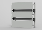 Moodulraam CHM, 2x 18M| 378Wx365Hx125D, klaaskiuga tugevdatud  polüester (PRFV), BRES-44