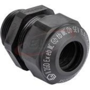 Läbiviik Ex Progress GFK, M32x1.5, ø23..25.5mm, keermepikkus 15mm, -20..85°C, klaasfiibriga tugevndatud polüamiid, TPE|NBR, HF, kompl. O-ring, Ex e II, CE/IECEx/DNV, IP66/68, must