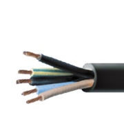 Kummikaabel H05RR-F, 2x0.75mm² 300/500V, -25..60°C, 100m/pck