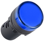 Märktuli, ø22.5mm, LED 230VAC, IP65, sinine