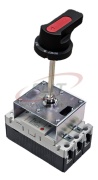 Pöördkäepide, komplekt, SGM6S/SM-160, must/punane,MaxGe