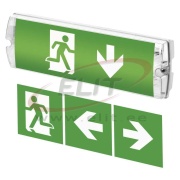 Turvavalgusti NESSI LED 3W 230V 3h 150lm IP65 IK08 ABS/PC, LiFePo4, pideva toimega, märgistega, Emos