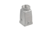 Hood HDC 04A TOLU 1M20G, size 1, cable entry from top, side-locking clamp on lower side, diecast alumiinium, -40..125°C, M20, IP65, Weidmüller