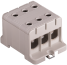 Hargnemisklemm Al/Cu UK95/3A, 1P (6holes) 16-95mm² 440/490A 1000VAC/ 1500VDC, Hex6 12N 6..25mm²/ 22Nm 35..95mm², TS35/ panel mount, hall