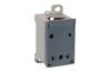 Jaotusklemm Al/Cu PVB 250-3, 150/185mm²/ 3x 35mm², 250A 1000VAC/DC, kompl. markerid, TS35, paigaldusplaat, Pollmann, hall