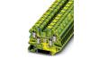 Ground Modular Terminal Block UT 4-QUATTRO-PE, 50pcs/pck, Phoenix