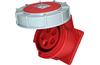 Kilbipesa, 3P+N+E 32A 415VAC, otse, IP67, MaxPro, punane