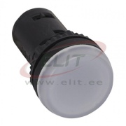 Pilot Light Osmoz, LED, ø22.5mm, 230VAC, IP66/69K IK05, white