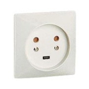 FM Socket Anneala, 2P+T, 20A 400VAC, 80x80mm, Legrand, ivory