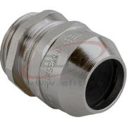 Cable Gland Syntec, M25x1.5, ø10..17mm| 1piece sealing insert, wrench 28mm, thread 7mm, -40..100°C, nickel-plated brass, TPE, NBR, PA6, incl. O-ring, CE/UL/VDE, IP68, Agro