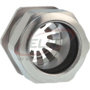 Cable Gland Progress EMC Rapid, M32x1.5, ø18..21mm| 1piece sealing insert, wrench 36mm, thread 8mm, -40..100°C, nickel-plated brass, ss A2, TPE|NBR, incl. O-ring, contact disc, CE/UL/VDE, IP69, Agro