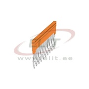 Cross-Connector ZQV 4N/10, 10P 32A, Weidmüller, orange