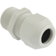 Cable Gland Syntec, M63x1.5, ø32..44mm| 1piece sealing insert, wrench 65mm, thread 16mm, -30..100°C, PA6, TPE, HF, incl. O-ring, CE/UL/VDE, IP68, Agro, light grey