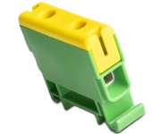 1914102 « Universal Terminal Block Al/Cu UK16/1PE, 1P (2holes) 1.5-16mm² 75/82A 1000VAC/ 1500VDC, Hex4 1.5Nm 1.5mm²/ 3.5Nm 2.5..6mm²/ 7Nm 10..16mm², TS35, yegr