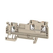 Initiator/actuator Terminal AIO21 1.5 SO, 1.5mm² 13.5A 250V, push-in, Weidmüller, dark beige