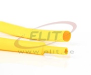 Heat Shrink Tubing H-2(Z), 25.4/12.7mm, thin-wall 0.9mm, crosslinked polyolefin -55..125°C/ +100°C, flame-resistant ^high flexibility, L1.22m/pce, yellow
