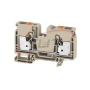 Feed-through Terminal Block A2C 10, 1-tier, 10mm² 57A 1000V, push-in, beige