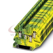 Ground Modular Terminal Block UT 2.5-TWIN-PE, 50pcs/pck, Phoenix