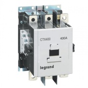 Contactor CTX³ 400, 200kW 400/450A 3x400VAC, aux. 2NO, 2NC 16A 240VAC, cv 100..240VAC/DC, panel mount, Legrand