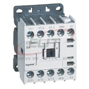 Mini Contactors CTXmini, 4kW 9/20A 3x400VAC, 1NO 10A 240VAC, cv 230VAC, TS35 ^panel mount