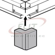 External Angle DLP-S, 16x16mm, white