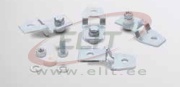 Wall Mounting Bracket SDWCX, AISI316L, incl. accessories, 4pcs/pck