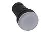 Pilot Light Osmoz, LED, ø22.5mm, 230VAC, IP66/69K IK05, white