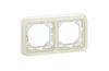 FM Support Frame Plexo, 2gang hori., IP55, Legrand, white