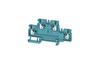 Feed-through Terminal Block A2T 2.5 BL, 2-tier, 2.5mm² 24A 800V, push-in, Weidmüller, blue