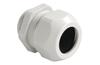 Cable Gland Syntec, PG42, ø28..38mm| 1piece sealing insert, wrench 60mm, thread 15mm, -30..100°C, PA6, TPE, HF, incl. O-ring, CE/UL/VDE, IP68, light grey