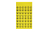 Device Marker Symbolpack 14x14, Grounding, self-adhesive, -45..80°C, 48ea/1pc| 10pc/1pck, Weidmüller, yellow-black