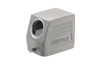 Hood HDC 06B TSLU 1M20G, size 3, cable entry from side, end-locking clamp, lower side, -40..125°C, diecast aluminium, M20, IP65