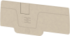 End Plate AEP 3C 4, beige