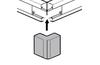 External Angle DLP-S, 16x16mm, white