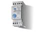 Level Control Relay 72.01., sensitivity 5..450kΩ adj., 1CO (SPDT) 16A 250VAC, cv 240VAC, conductive liquids, 2/3 electrodes, funct. emptying/ filling/ single level/ min./max. limits, status LED, TS35, Finder