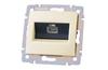 FM Socket Valena, mech.| RJ45 cat.6 UTP, spring clamp, Legrand, beige