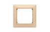 Frame Valena, 1gang, beige