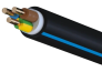 Power Cable CYKY-J, 3x2.5mm² 450/750V -15..70°C, 100m/pck, black