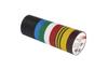 Insulating tape, 19mm x 20m, dielectric strength 40 kV/mm, PVC, UV resistant, water resistant, -25..90°C, 10pcs. mix, Emos